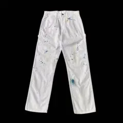 Dickies ディッキーズ　ペインターパンツ　ペンキ飛び　白　W36 L31 Dickies ディッキーズ ペインターパンツ ペンキ飛び 白 W36 L31 - メルカリ
