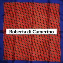 ☆Roberta di Camerino☆ミニスカーフ ベルト レッド ネイビー