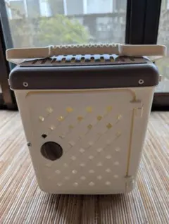 [신품/미사용] 고양이 휴대용 케이스, 애완동물 캐리어, 하드 타입, 브라운