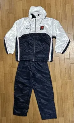 アシックス サイズM-L オリンピック日本代表 ウィンドブレーカー　裏起毛