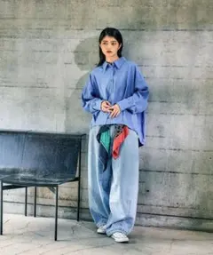 値札付きニコアンド☆デニム(L)