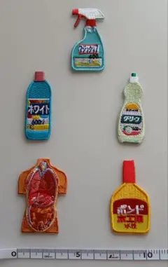 アイロンワッペン おもしろ 刺繍ワッペン セット②