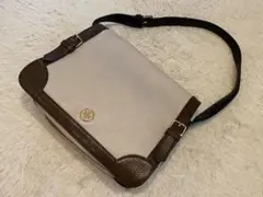 トリーバーチレザーショルダーバッグ美品