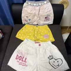 BABY DOLL 半ズボン 3点セット 100cm