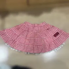 SISTER JENNI 赤チェックスカート 130cm