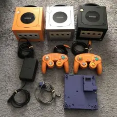 ゲームキューブ本体3台ゲームボーイプレーヤーセット
