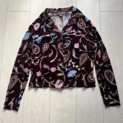 【希少】TOKUKO 1er VOL トップス 長袖 総柄 デザイン◎ 日本製 2026年最新】TOKUKO 1er VOL レディース シャツ・ブラウスの人気