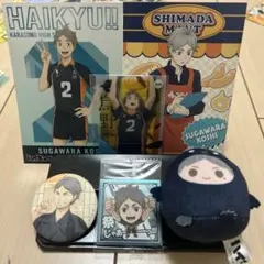 ハイキュー!! 烏野高校菅原孝支 グッズ6点セット