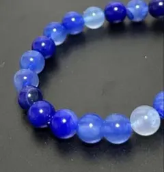 2本セット　ラピスラズリ天然石ブレスレット メンズ レディース