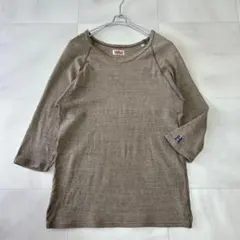 ハリウッドランチマーケット 3サイズ カットソー ベージュ系 7分袖