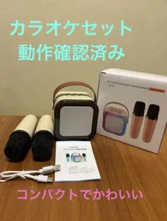早いもの勝ち！1点のみ！カラオケセット家庭用　Bluetoothマイク2本