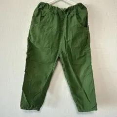 MARKEY'S、グリーンのウエストゴムロングパンツ
