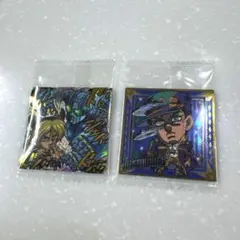 ジョジョ ストーンオーシャン シールウエハース JJR 空条徐倫 R 空条承太郎