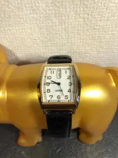 GUESS メンズ 腕時計 クォーツ レクタンギュラー