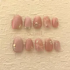 ショートオーバル ネイルチップ