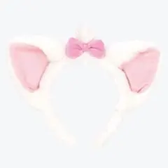 猫耳カチューシャ ピンクリボン付き