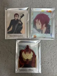 【複数回値下げ】Free! 松岡凛　御子柴百太郎　チェキ風クリアカード　セット