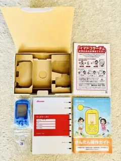 docomo キッズケータイ　F-03J ブルー　新品未使用のサムネイル