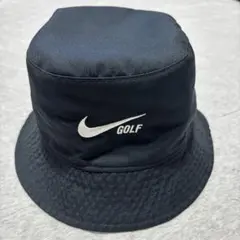 NIKE ゴルフ バケットハット リバーシブル 花柄×ブラック L/XL バケハ