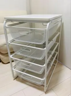 IKEA アルゴート/ 4段メッシュラック ホワイトのサムネイル