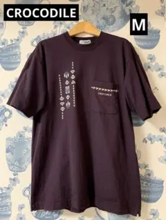 ✨美品✨CROCODILE 半袖Tシャツ パープル Mサイズのサムネイル