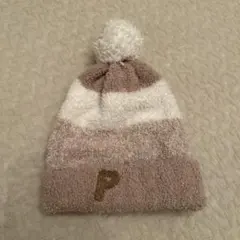 gelato pique ベビー ニット帽 ポンポン付き