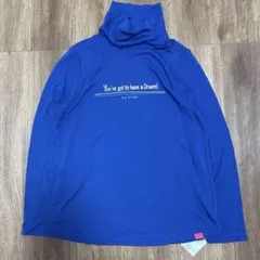 青 タートルネック LLサイズ