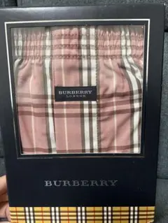 BURBERRY ピンクチェック トランクス Lサイズ 新品