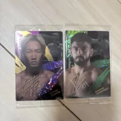 RIZINウエハースカード2025 朝倉未来＆ホベルト・サトシ・ソウザ新品