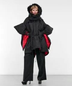 美品◆ジュンヤ・ワタナベ　コムデギャルソン　変形 オーバーサイズ ダウンコートS