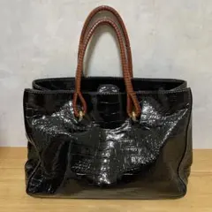 Takano 高野エナメル　ハンド　バック