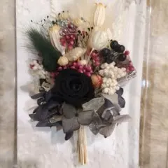 プリザーブドフラワー ハンドメイド コサージュ 髪飾り　成人式 入学式　卒業式