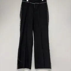 MONKEY TIME サイドライン フリンジ スラックス ブラックのサムネイル