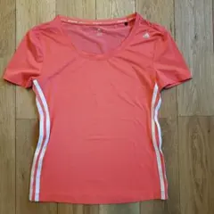 adidas climacool オレンジ Tシャツ M