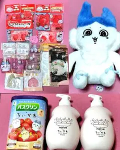 【新品未使用3点セット】ちいかわ コラボ 　入浴剤 ボディソープ 食器