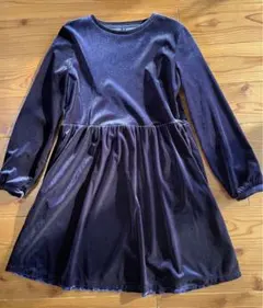 ベロア　ワンピース　ユニクロ　150cm