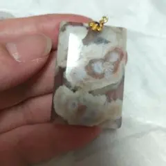 天然石桜瑪瑙ペンダントトップ