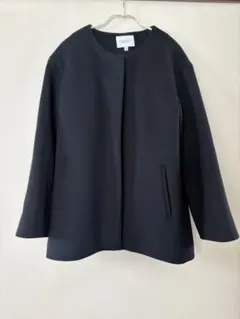 ビューティーアンドユース　ノーカラー半袖ジャケット　新品未使用　M 2025年最新】H BEAUTY&YOUTH UNITED ARROWS レディース ノー