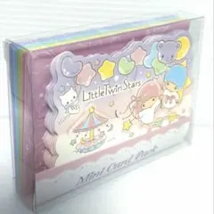 ④ シール　キキララ ミニカードパック　サンリオ　平成レトロ　メモ　カード