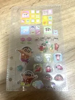 シール　おすそわけ　クレヨンしんちゃん