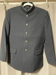 詰め襟学生服　標準マーク付学生上着　ラウンドカラー　学ラン　160A