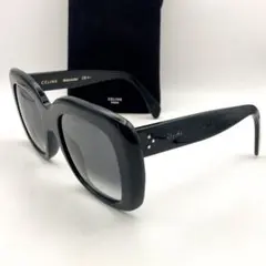 極美品 CELINE サングラス ブラック サイドロゴ 度なし ケース付きのサムネイル