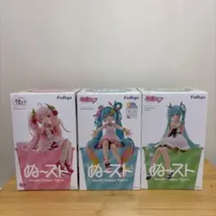 FuRyu 初音ミク ぬーどるストッパーフィギュア 3種セット