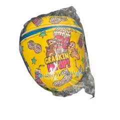 ディズニー　ロールぺーパーケース　チップ&デール　ポップコーン　ポーチ　黄色