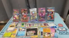 ポケモンカード　新品未開封5パックセット　+おまけ