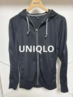 UNIQLO ブラック/黒 フルジップ パーカー M ユニクロ