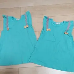 値下げ☆夏物セット女の子 タンクトップ おそろい ユニクロ