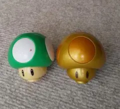 スーパー ゴールド マリオセット キノコ フィギュア レトロ レア キーホルダー