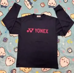 YONEX ネイビー 長袖 ウォームアップウェア Mサイズ ロンT