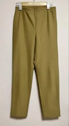 有木パンツ　L ベージュ　ストレッチパンツ　ピーツーのサムネイル
